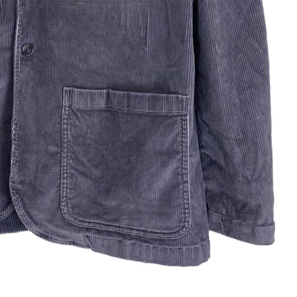 Faherty Corduroy Sportcoat Blazer Men Sz XL Charcoal Gray Academia - Picture 4 of 13